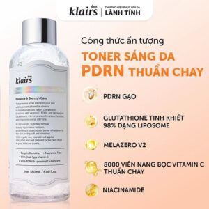 Alternative view of Nước Hoa Hồng Klairs Hỗ Trợ Làm Sáng Da Freshly Juiced Vitamin Essence Toner 180ml