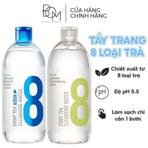 Nước Tẩy Trang B.O.M Chiết Xuất 8 Loại Trà Eight Tea Cleansing Water 500ml